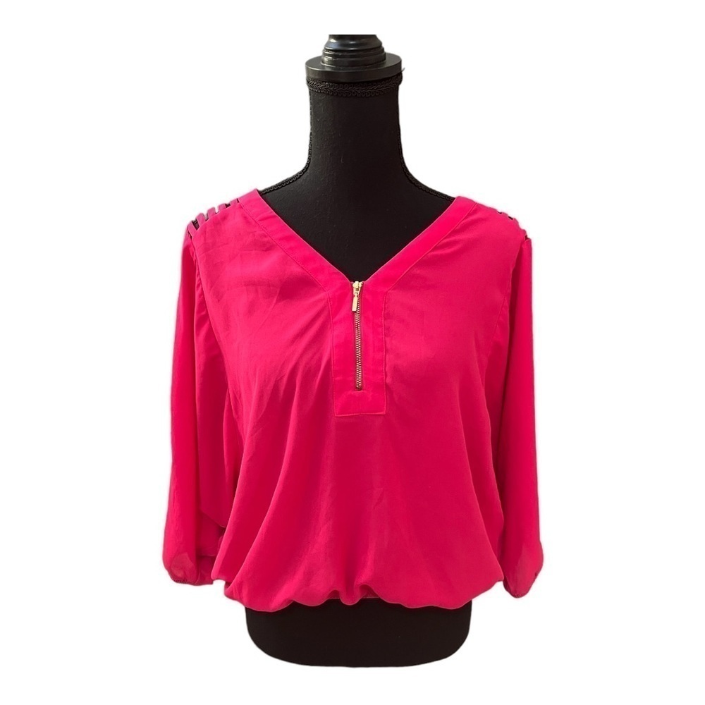 XOXO Magenta Blouse Large
